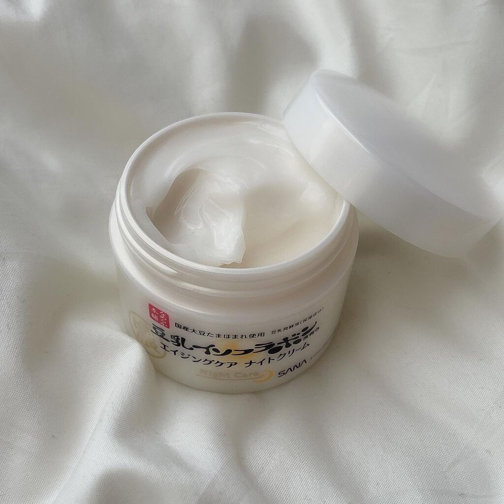 リンクルナイトクリーム/なめらか本舗/フェイスクリームを使ったクチコミ（2枚目）