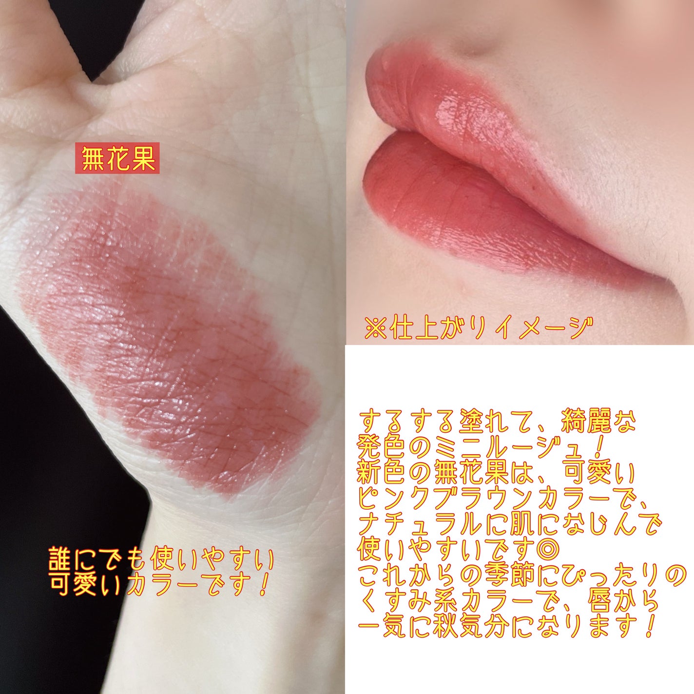 ミニティントルージュ/メイクプロポーション/リップティントを使ったクチコミ(3枚目)