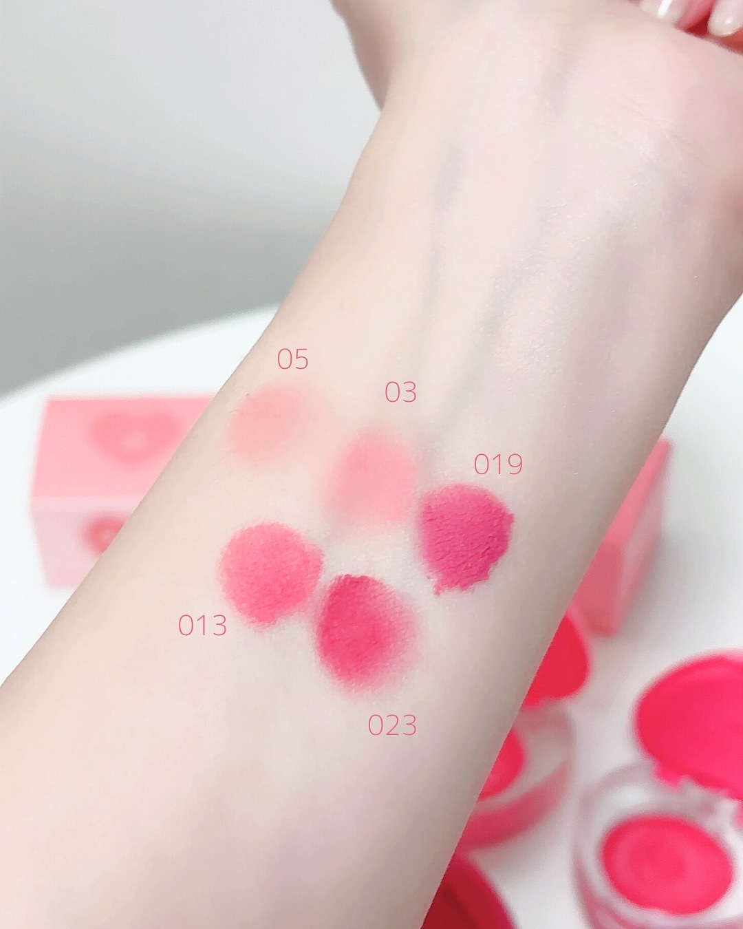 スフレカラーポット/dasique/口紅を使ったクチコミ（3枚目）