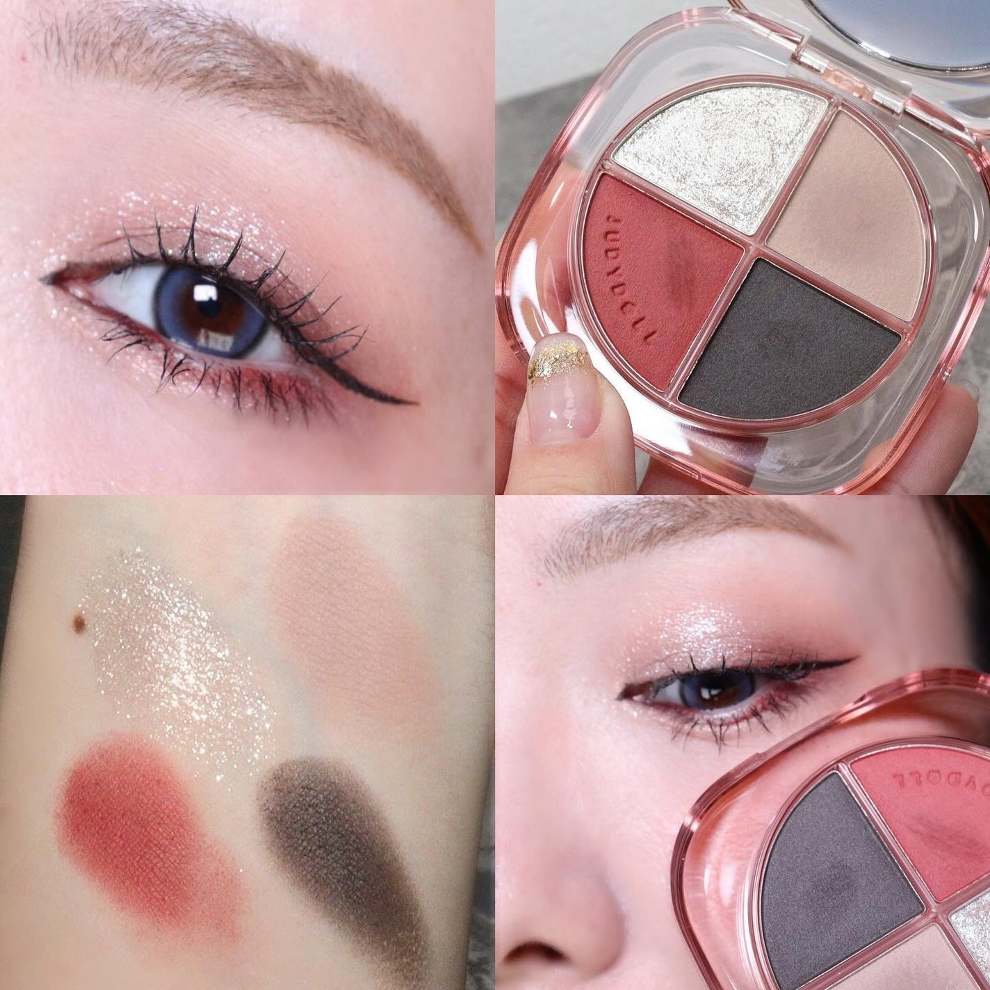 GLAMOROUS GLAZE グレーズアイパレット/JUDYDOLL/アイシャドウパレットを使ったクチコミ(1枚目)