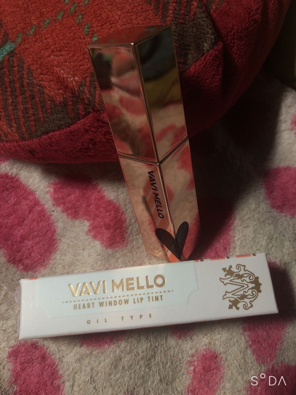 ハートウィンドウリップティントベルベットタイプ 05 フロックスベルベット/VAVI MELLO/口紅を使ったクチコミ（1枚目）