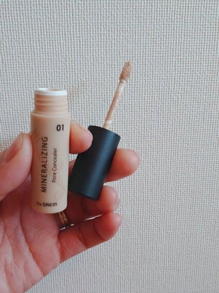 ミネラライジング クリーミーコンシーラー/the SAEM/リキッドコンシーラーを使ったクチコミ(2枚目)
