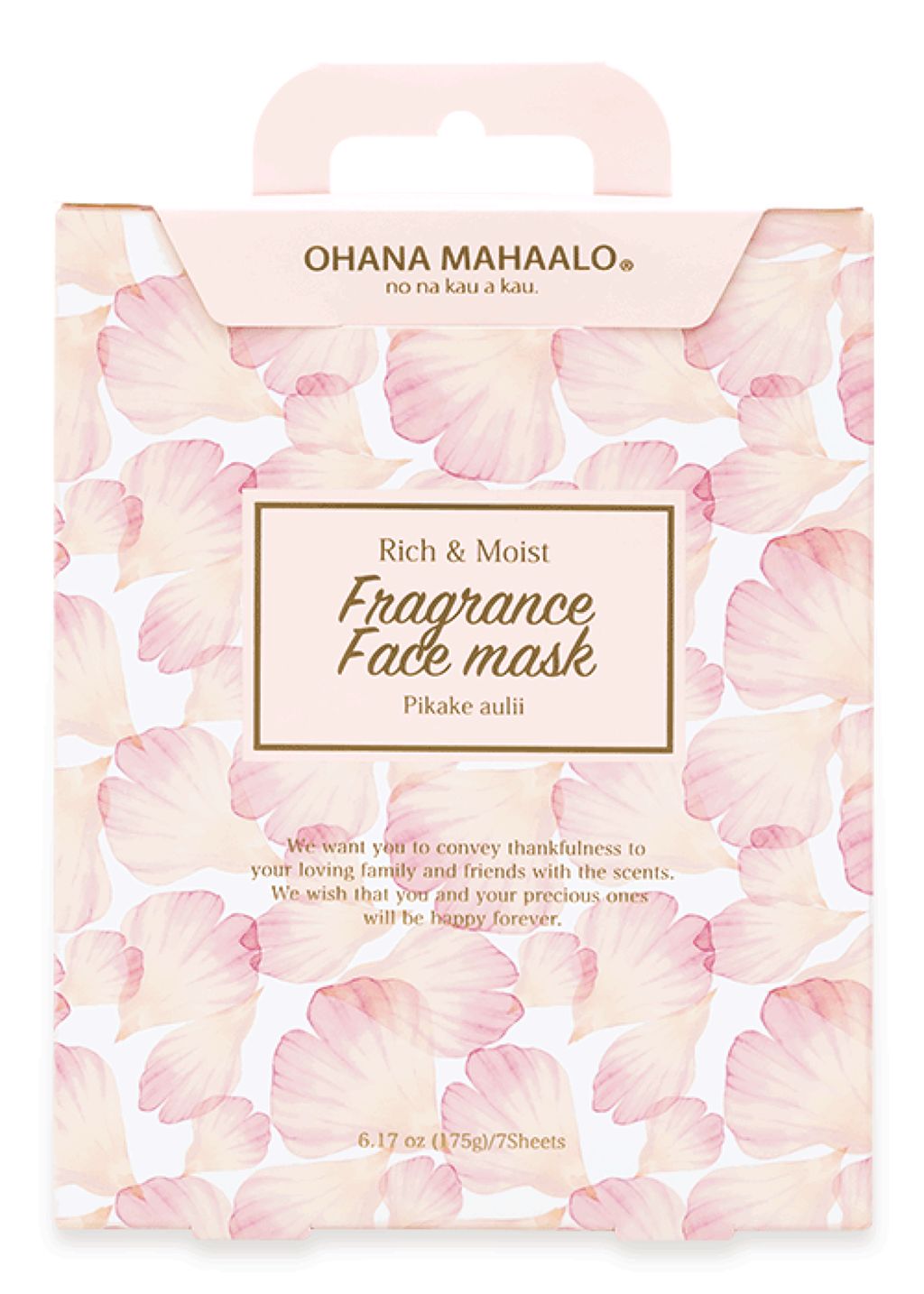 OHANA MAHAALO オハナ・マハロ フレグランスフェイスマスク