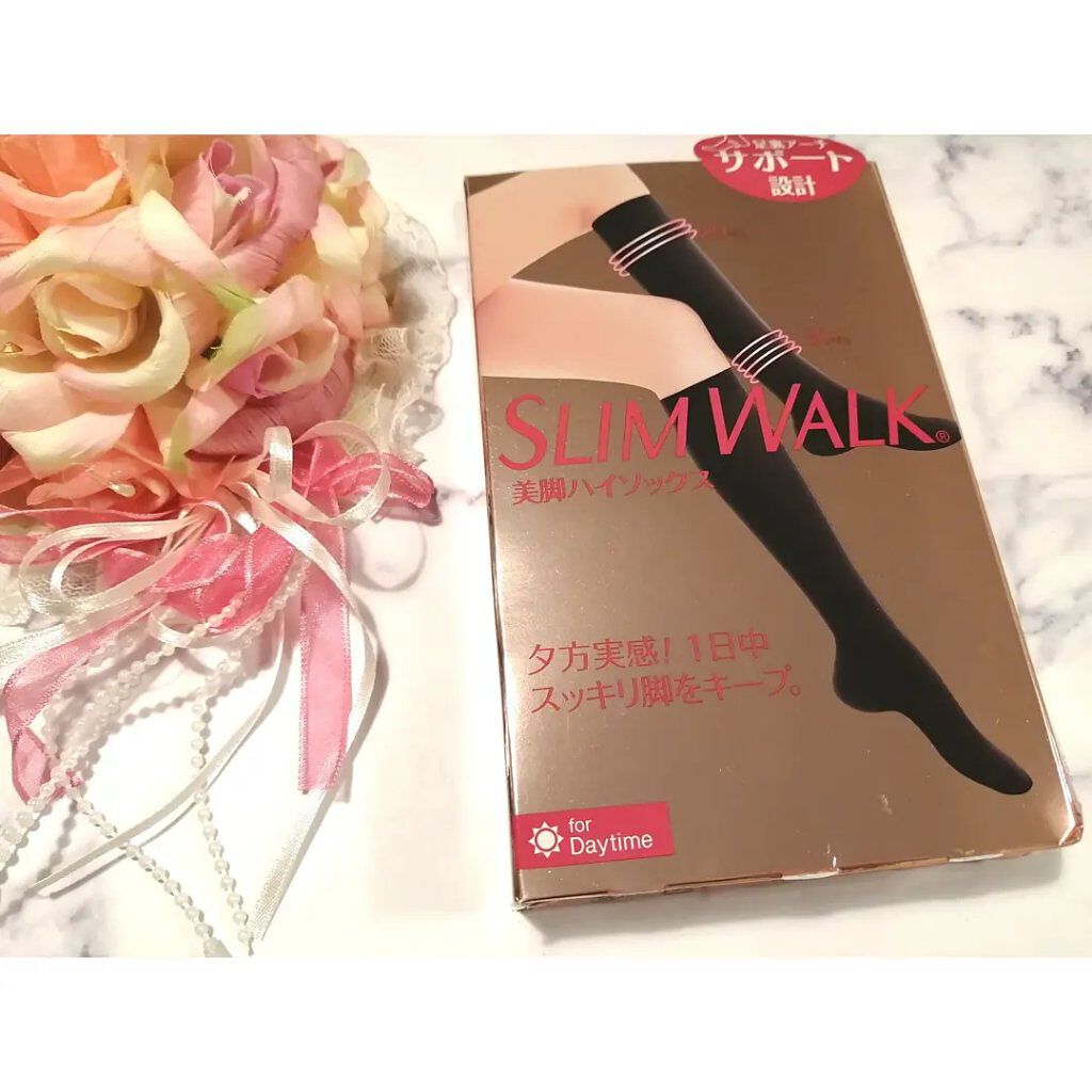 スリムウォーク 美脚ハイソックス/SLIMWALK/着圧ソックス・レギンスを使ったクチコミ（1枚目）
