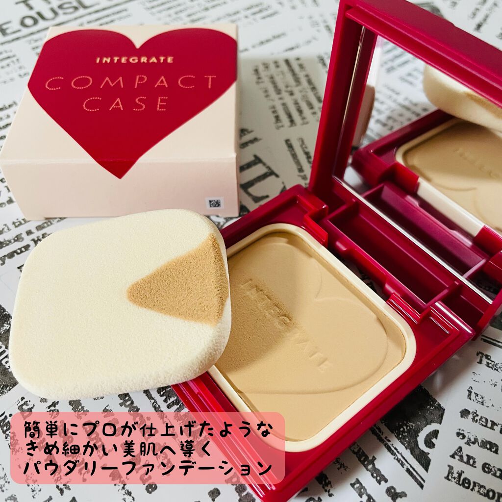 プロフィニッシュファンデーション/インテグレート/パウダーファンデーションを使ったクチコミ(3枚目)