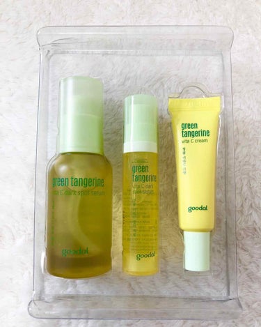 グーダルVクリーム(goodal GREEN TANGERINE V CREAM SET)/goodal/フェイスクリームを使ったクチコミ（2枚目）