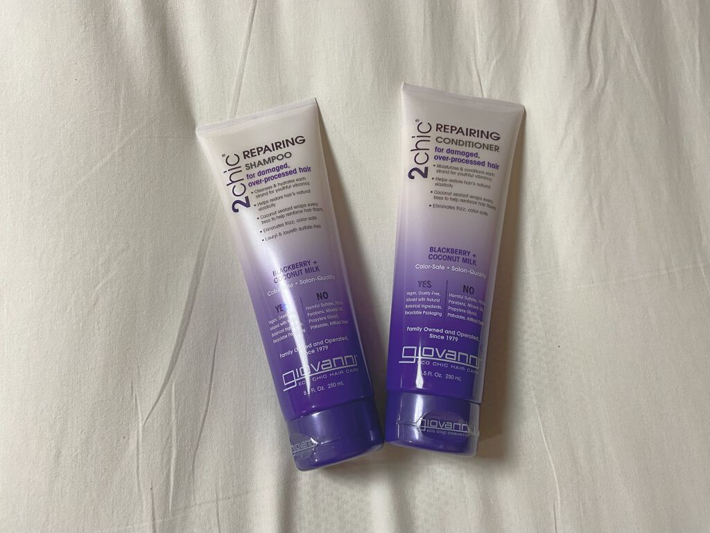 ジョヴァンニ 2chic ダメージ シャンプー/コンディショナー コンディショナー 250ml/giovanni/市販シャンプーを使ったクチコミ（1枚目）