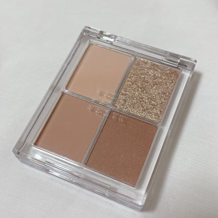 4色アイシャドウパレット 01 ビスクシュシュ/aZTK/アイシャドウパレットを使ったクチコミ(3枚目)