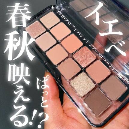プロ アイ パレット エアー/CLIO/アイシャドウパレットを使ったクチコミ(1枚目)
