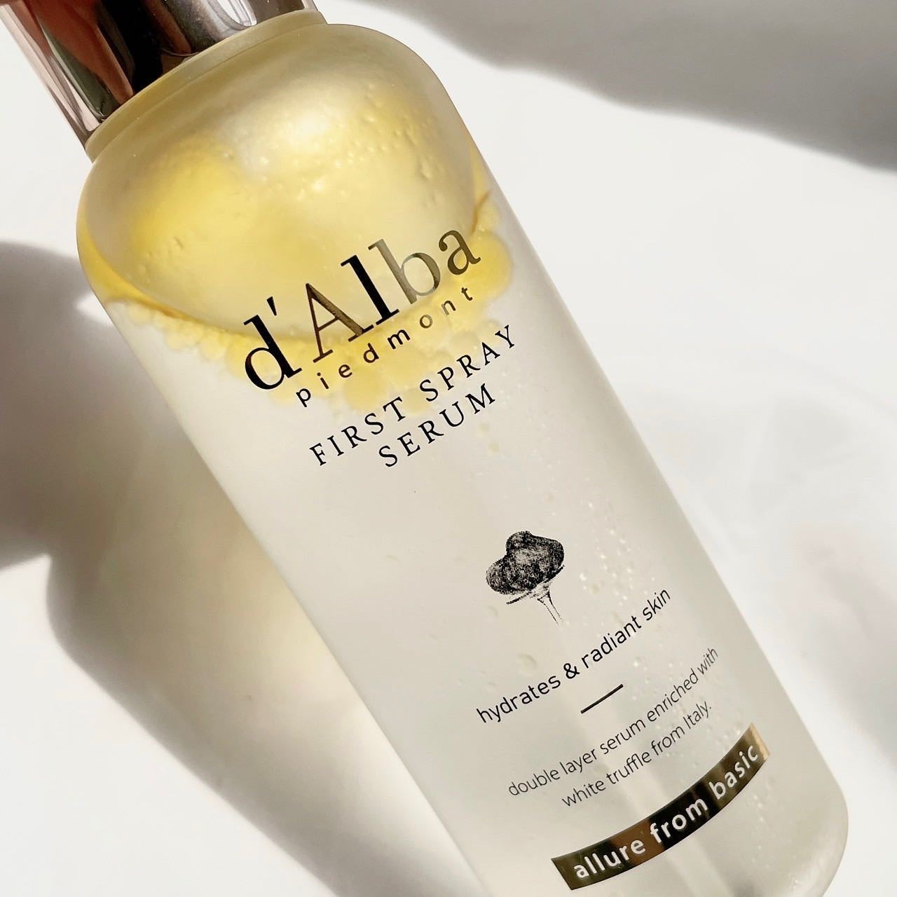ダルバ ホワイトトリュフファーストスプレーセラム/ダルバ/ミスト状化粧水を使ったクチコミ(2枚目)