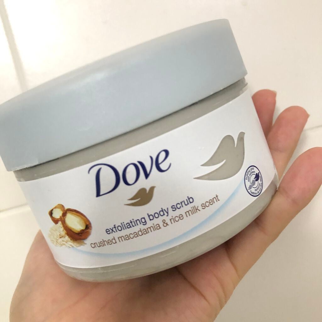 クリーミーボディスクラブ マカダミア&ライスミルク/ダヴ/ボディスクラブを使ったクチコミ(1枚目)