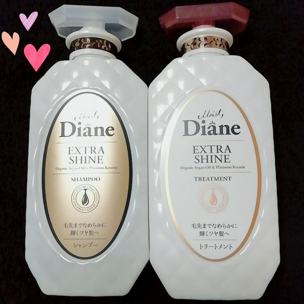 パーフェクトビューティ モイストダイアン エクストラシャイン シャンプー/トリートメント/ダイアン/市販シャンプーを使ったクチコミ(1枚目)