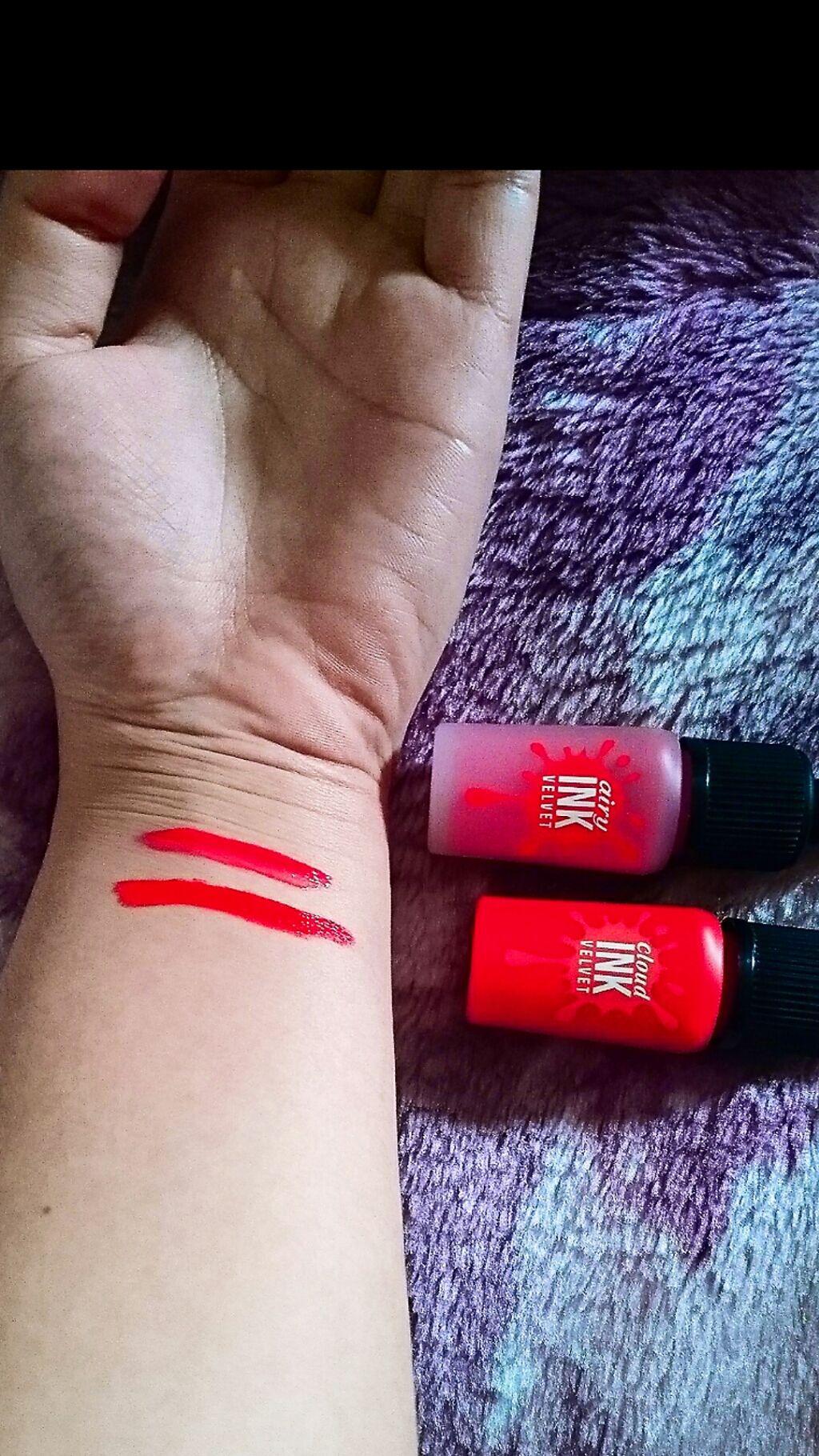 インク ベルベット/PERIPERA/口紅を使ったクチコミ(2枚目)