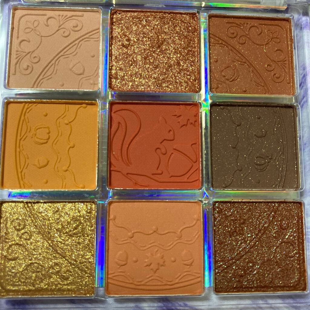 クォーツ 9色アイシャドウパレット(ドリームランドアイシャドウ)/ZEESEA/アイシャドウパレットを使ったクチコミ(2枚目)