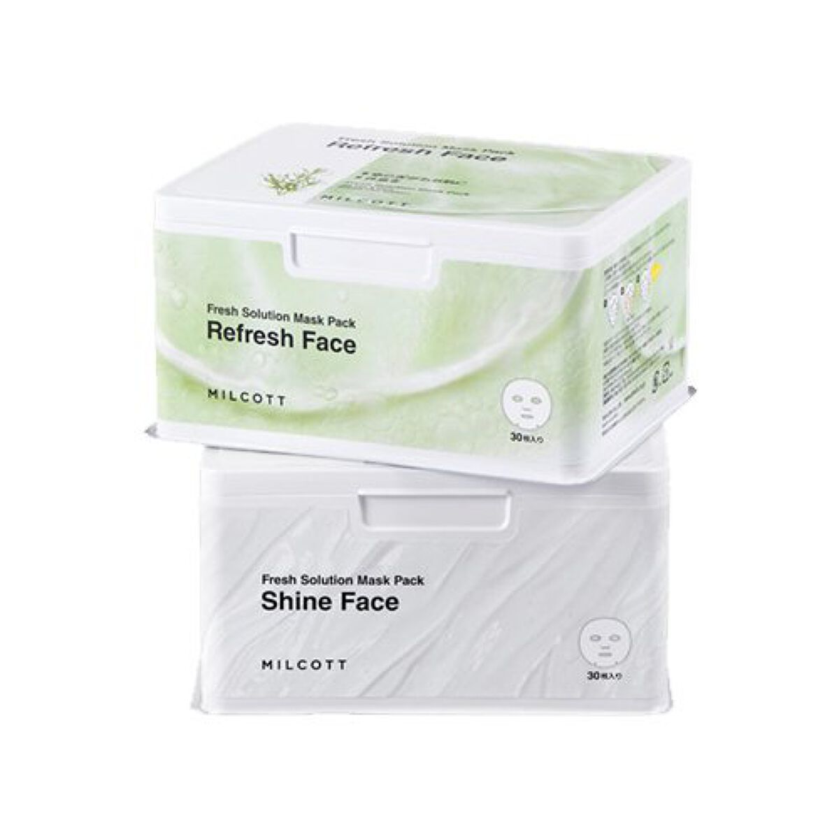 フレッシュ ソリューション マスク パック リフレッシュ フェイス / MILCOTT