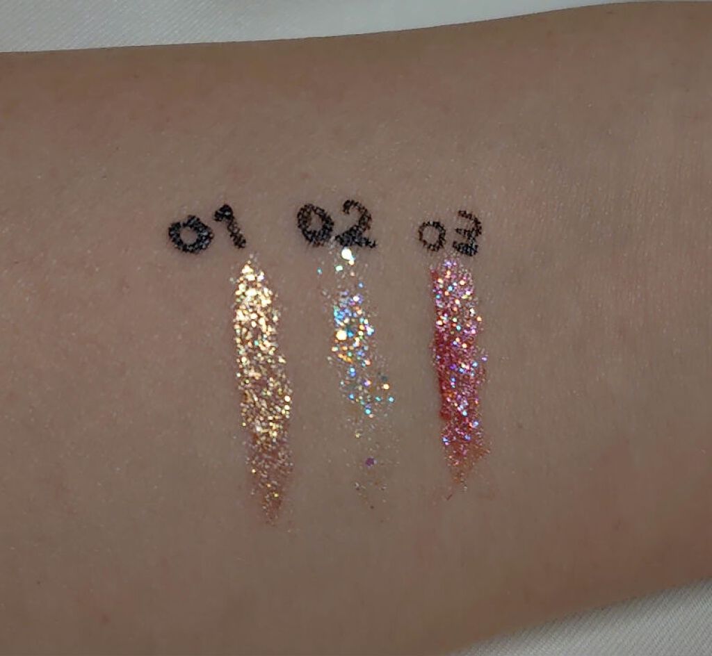 グリッターライナー/b idol/グリッターを使ったクチコミ（3枚目）