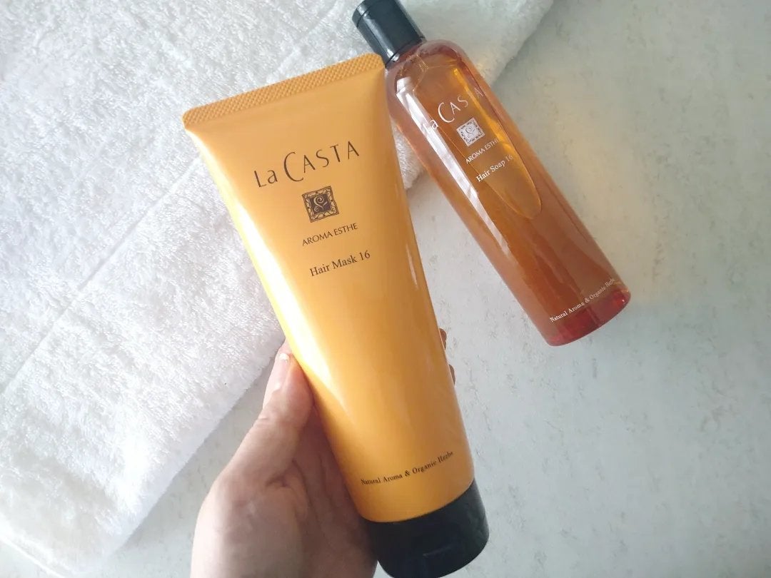 アロマエステ ヘアソープ16/ヘアマスク16/ラ・カスタ/市販シャンプーを使ったクチコミ(4枚目)
