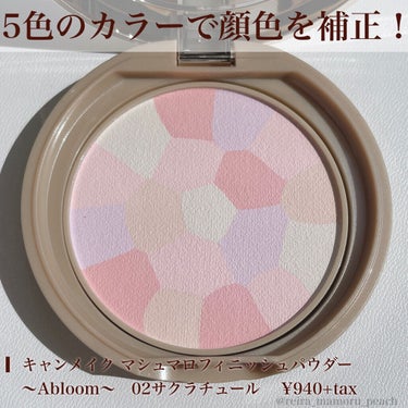 マシュマロフィニッシュパウダー　～Abloom～/キャンメイク/プレストパウダーを使ったクチコミ（2枚目）