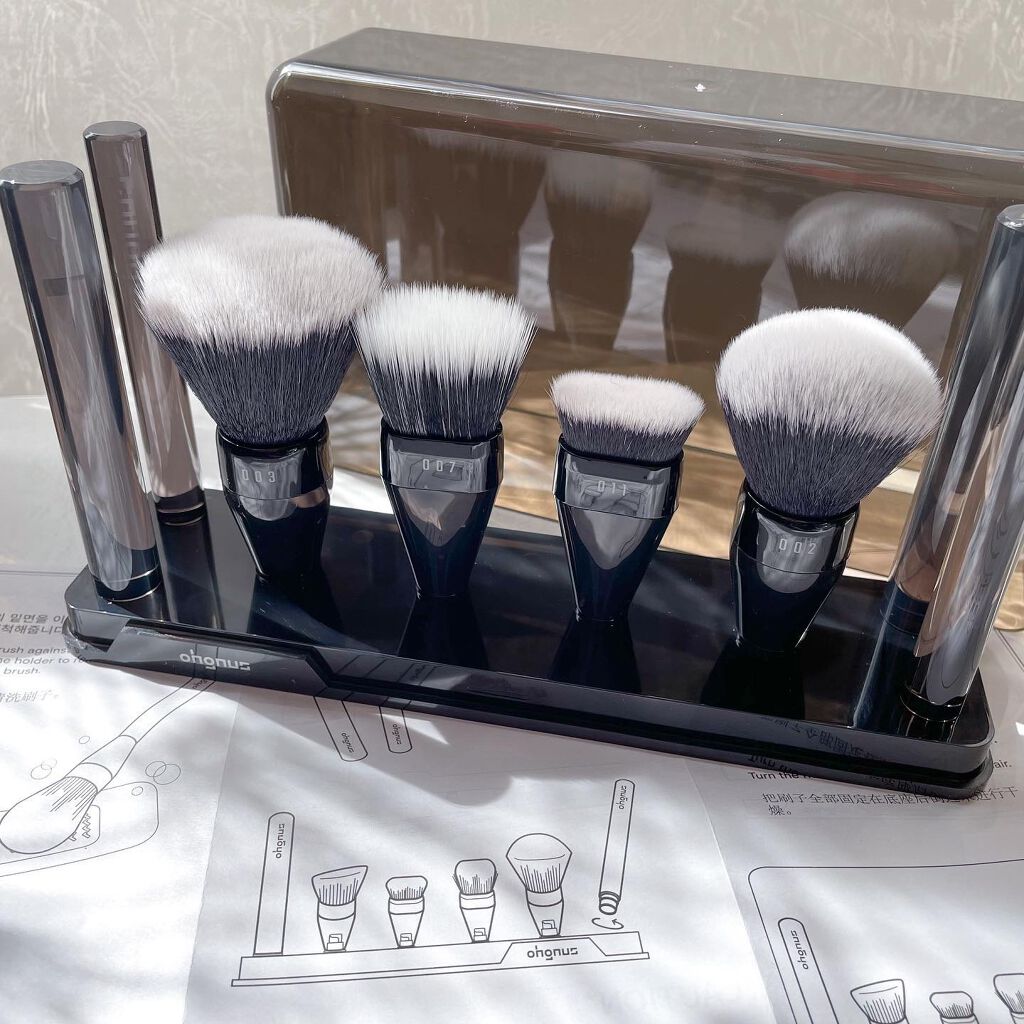 Ohgnus Make up Blush Set/Ohgnus/メイクブラシを使ったクチコミ(2枚目)