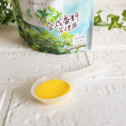 バスクリンマルシェ ミントの香り/バスクリン/無機塩系入浴剤を使ったクチコミ(4枚目)