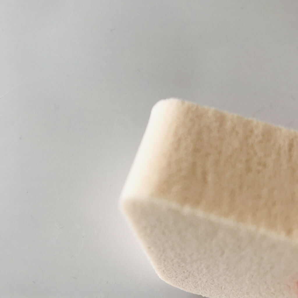 バリュースポンジ ダイヤ型 タイプM 6P/ロージーローザ/パフ・スポンジを使ったクチコミ（3枚目）