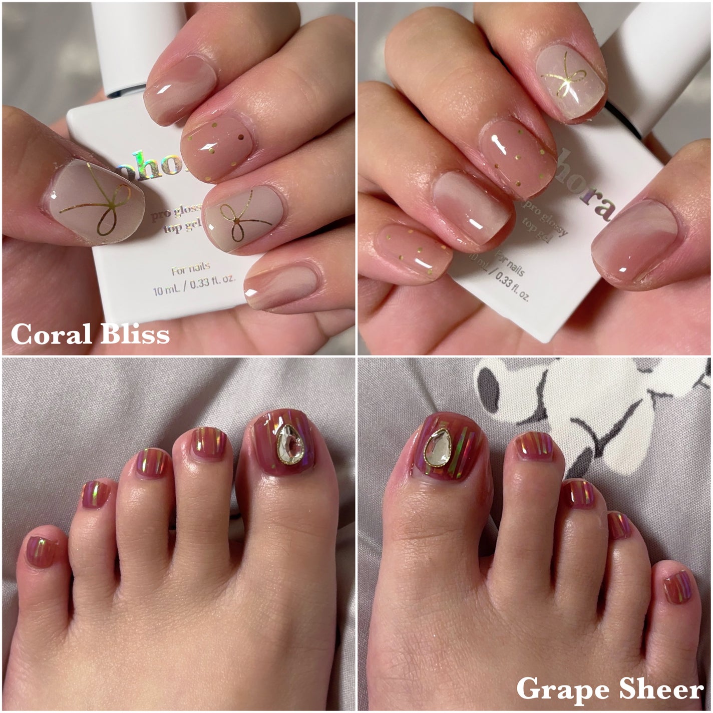 セミキュアジェルネイル(ハンド)/ohora/ネイルシールを使ったクチコミ(8枚目)