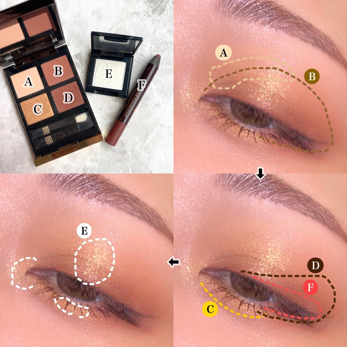 アイ カラー クォード/TOM FORD BEAUTY/アイシャドウパレットを使ったクチコミ（3枚目）