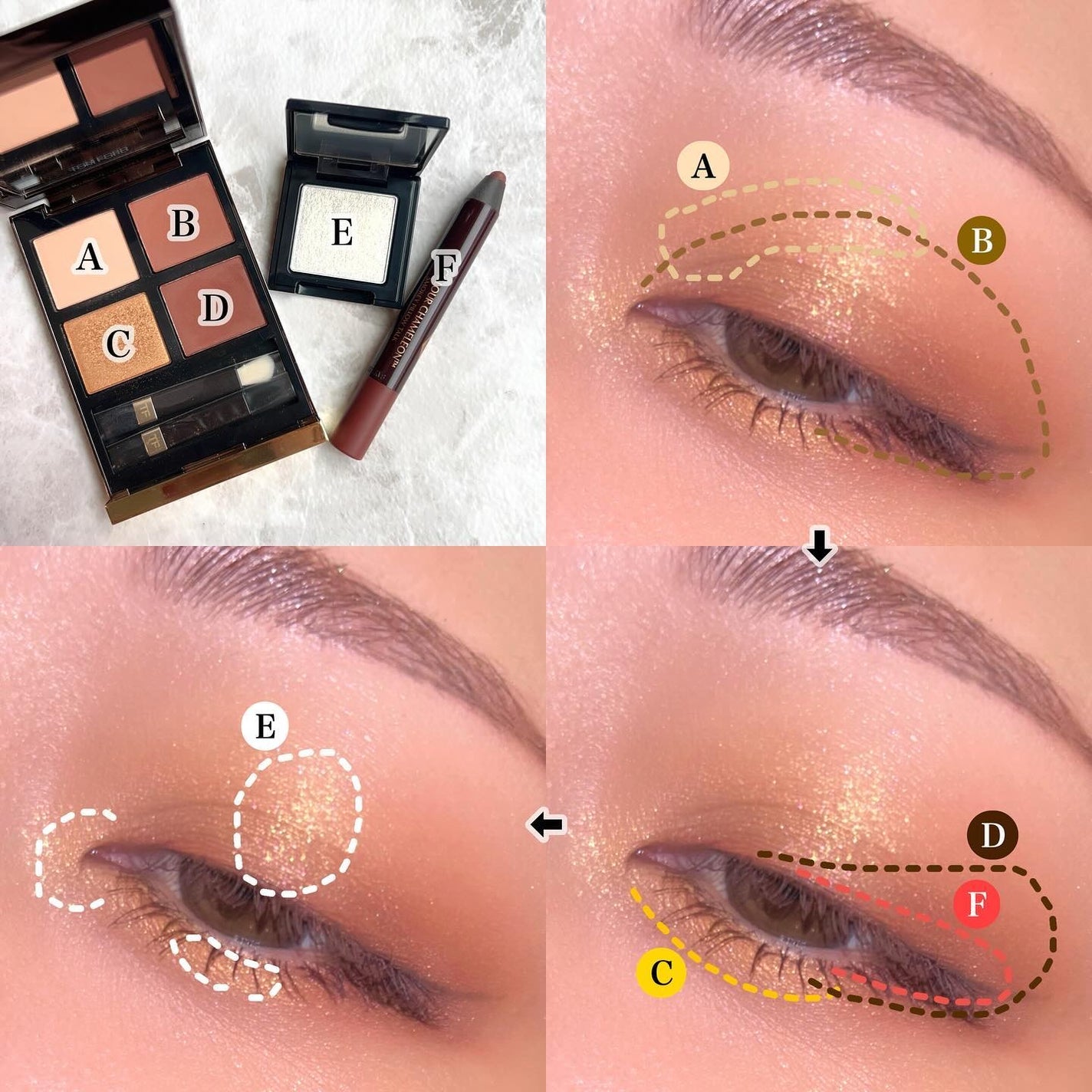 アイ カラー クォード/TOM FORD BEAUTY/アイシャドウパレットを使ったクチコミ(3枚目)