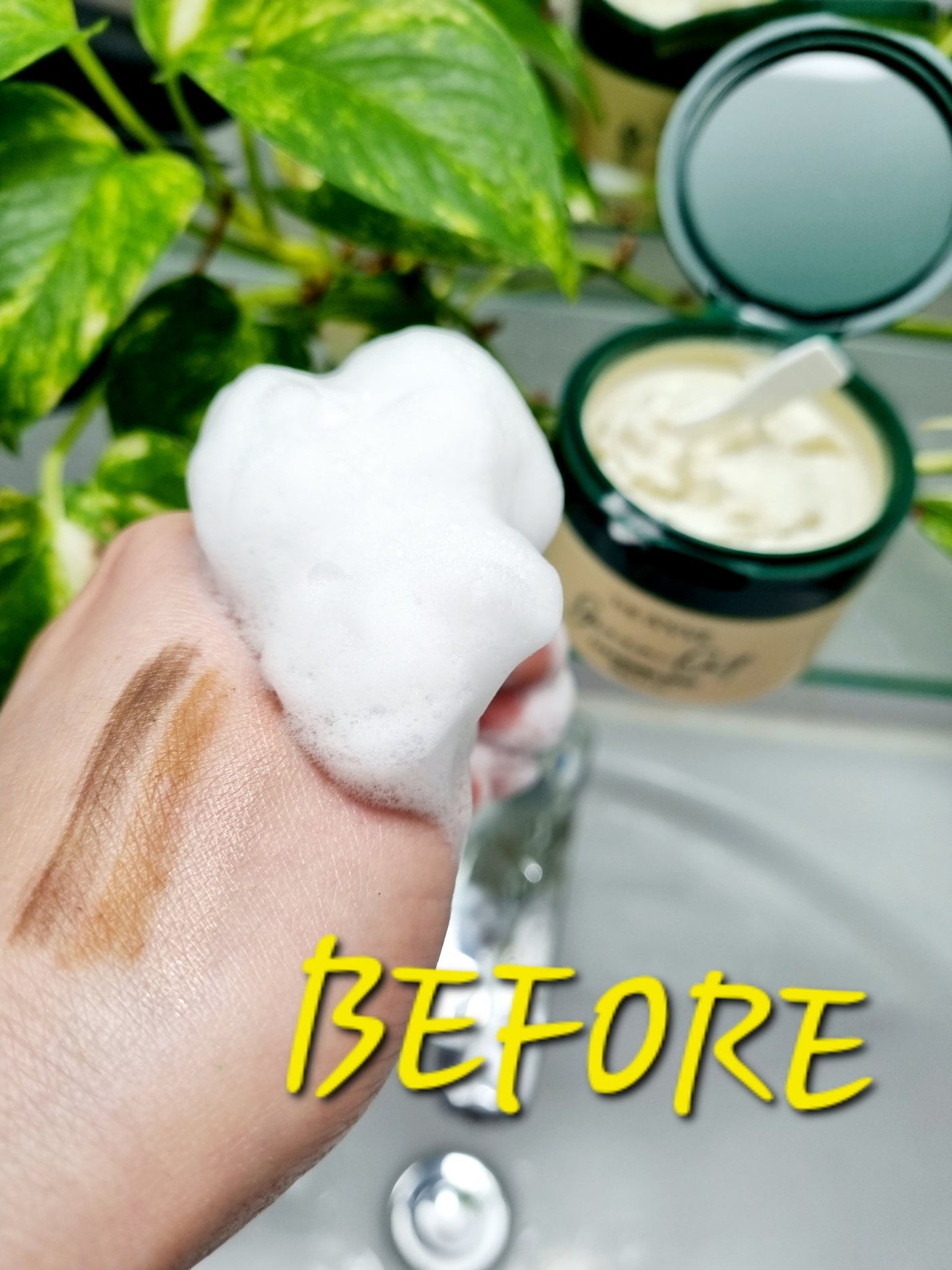 グリーンオートクレンジングホイップ/THE A'VVE/その他洗顔料を使ったクチコミ(4枚目)