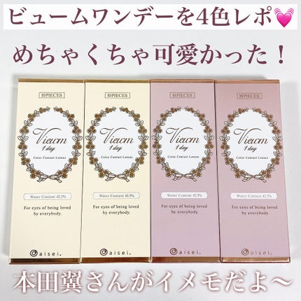 ビュームワンデー/ビューム/ワンデー(1DAY)カラコンを使ったクチコミ(2枚目)