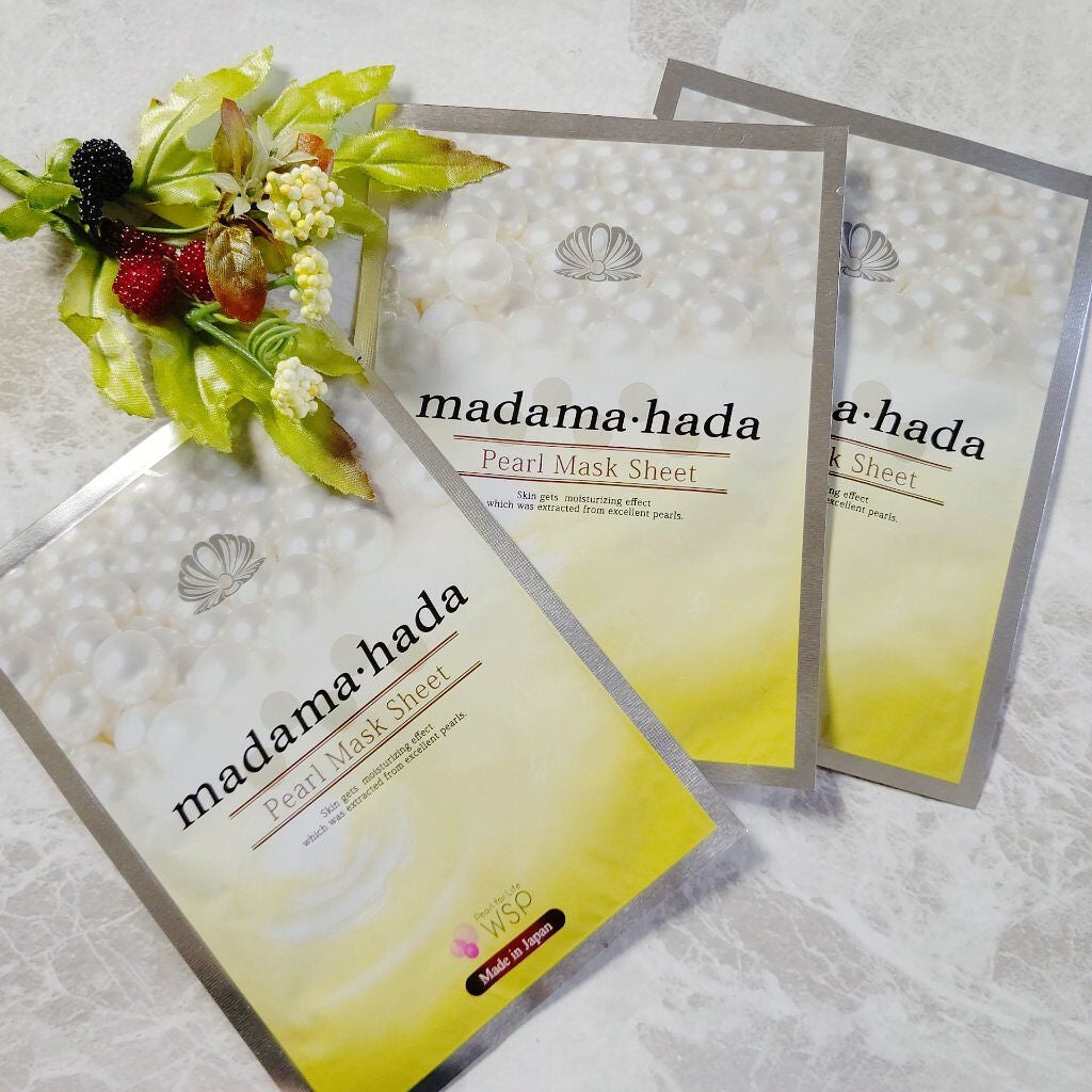 真珠肌madama·hadaパールマスクシート/madama・hada(真珠肌)/シートマスク・パックを使ったクチコミ(1枚目)