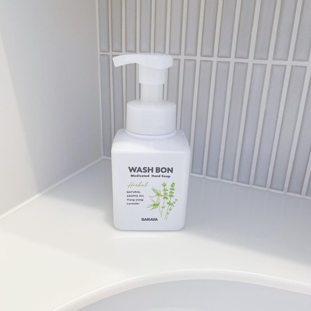 ウォシュボン ハーバル薬用ハンドソープ/サラヤ/ハンドソープを使ったクチコミ(1枚目)