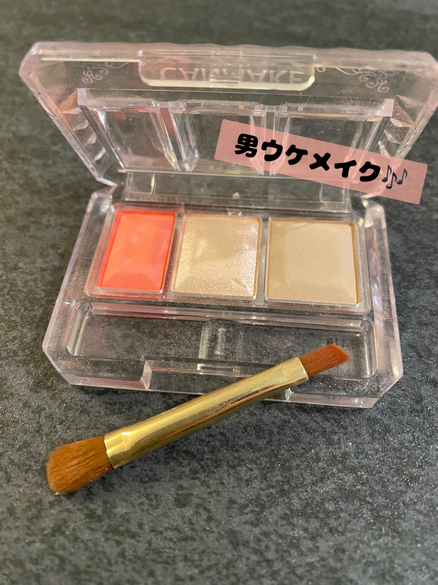 シークレットカラーアイズ/キャンメイク/アイシャドウパレットを使ったクチコミ(1枚目)