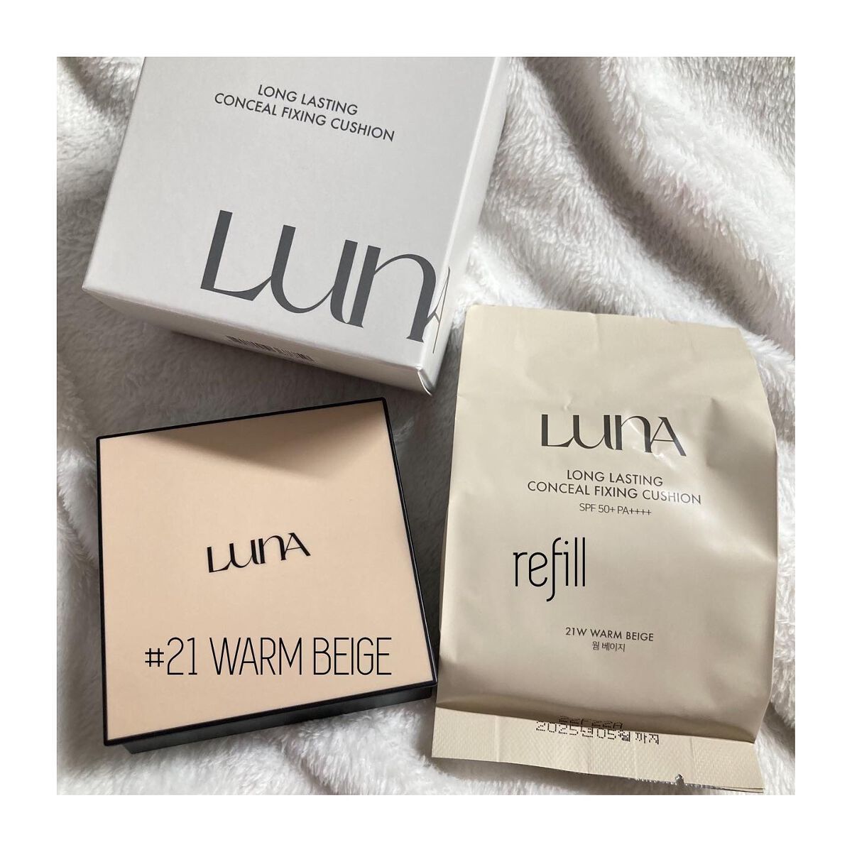  ロングラスティングコンシールフィクシングクッション /LUNA/クッションファンデーションを使ったクチコミ（3枚目）