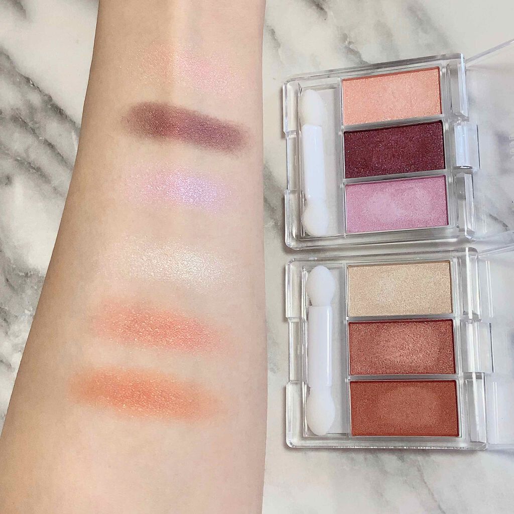 WHY NOT SPINNS 3色アイシャドウ/DAISO/アイシャドウパレットを使ったクチコミ(2枚目)