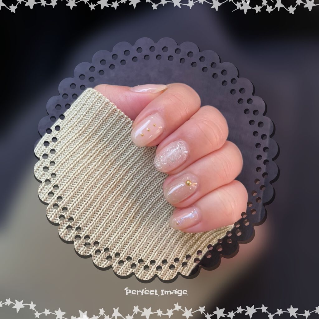 パル カラージェル シャイニーコーラル/キャンドゥ/ジェルネイルを使ったクチコミ（2枚目）