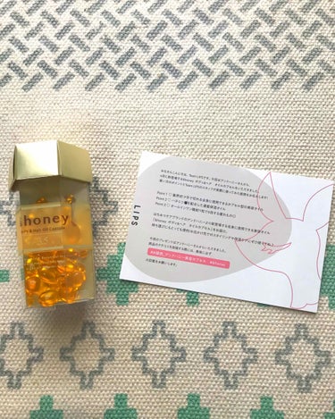 
&honey ボディ&ヘア オイルカプセル

こちらの商品は、LIPSを通じて
アンドハニー様から頂きました💕

当選、嬉しい…｡ﾟ(ﾟ´ω`ﾟ)ﾟ｡
ありがとうございます！！！😭😭😭

ボディにも使