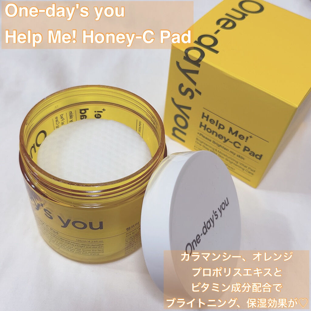 ヘルプミー! ハニーCパッド/One-day's you/トナーパッドを使ったクチコミ（2枚目）
