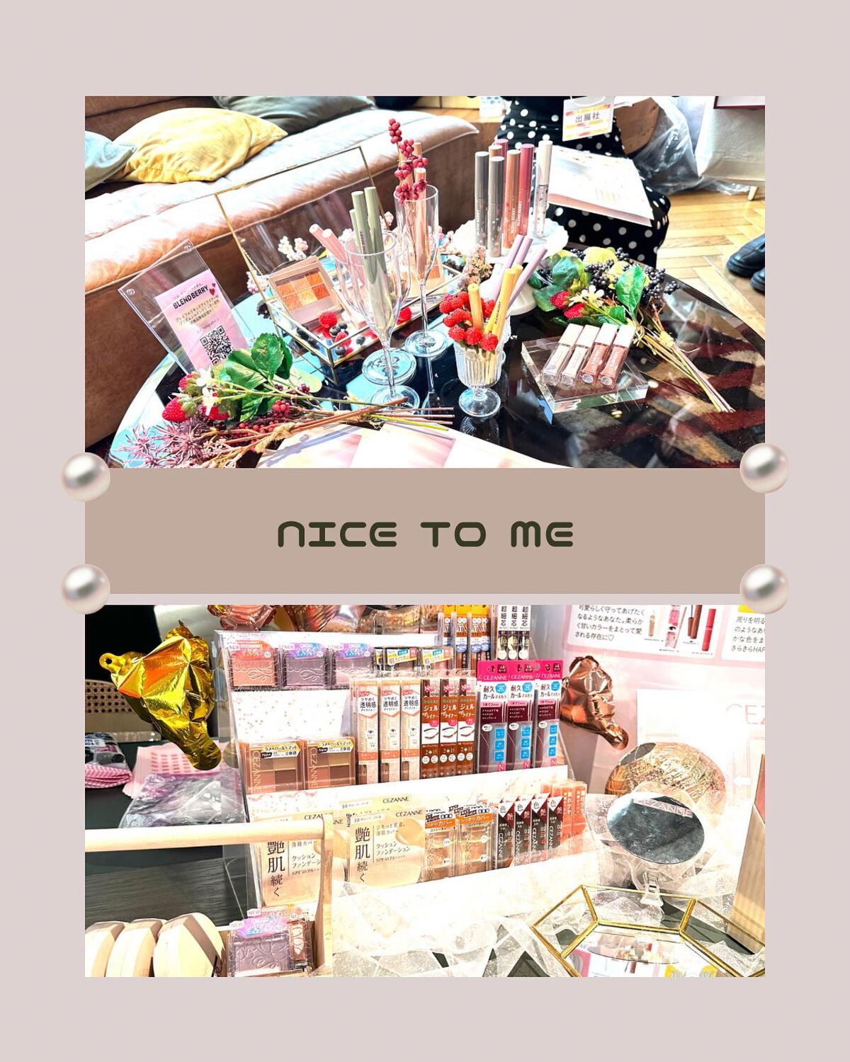 パールグロウニュアンサー/CEZANNE/パウダーハイライトを使ったクチコミ（2枚目）