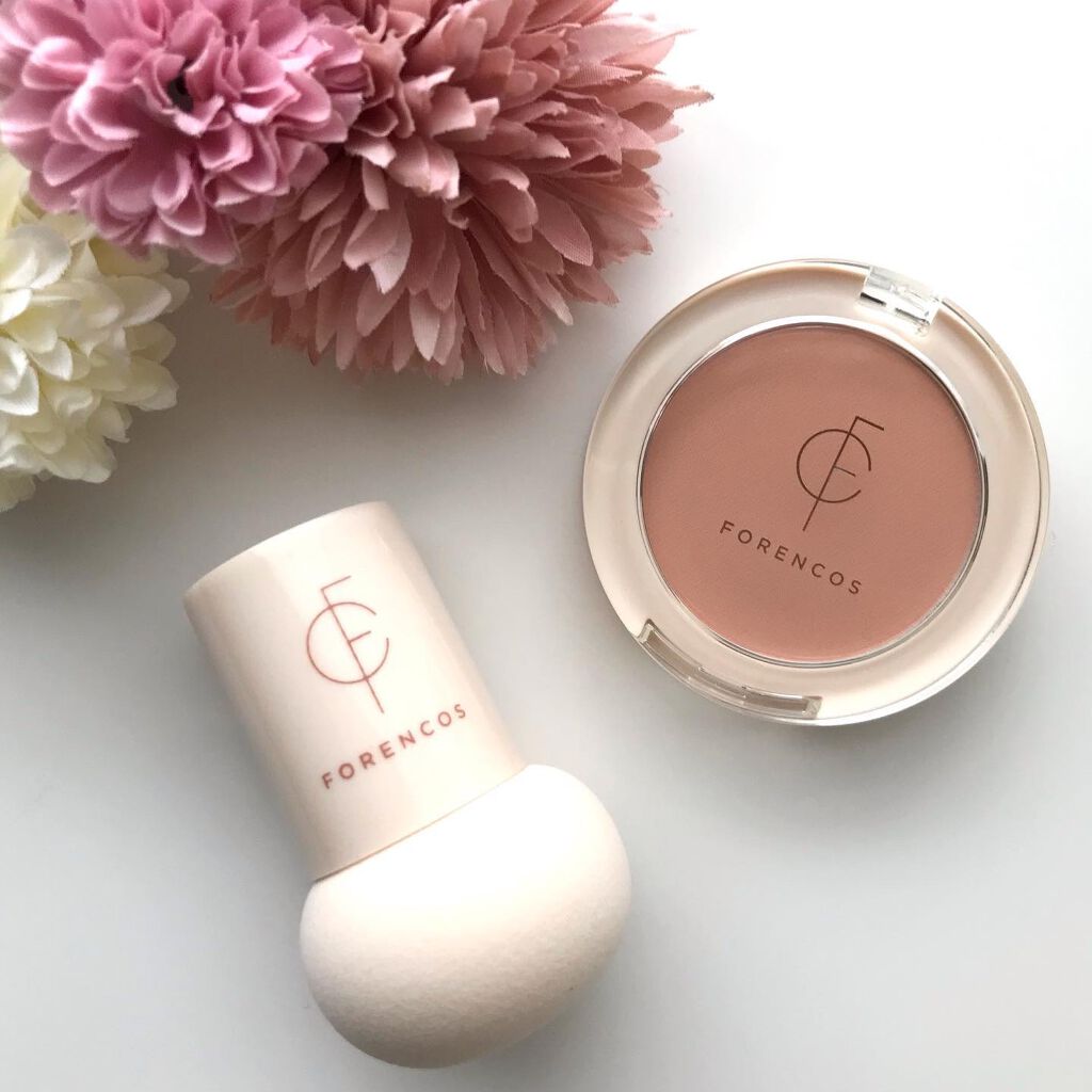 ピュアブラッシャー パフ付き/フォレンコス/パウダーチークを使ったクチコミ(1枚目)