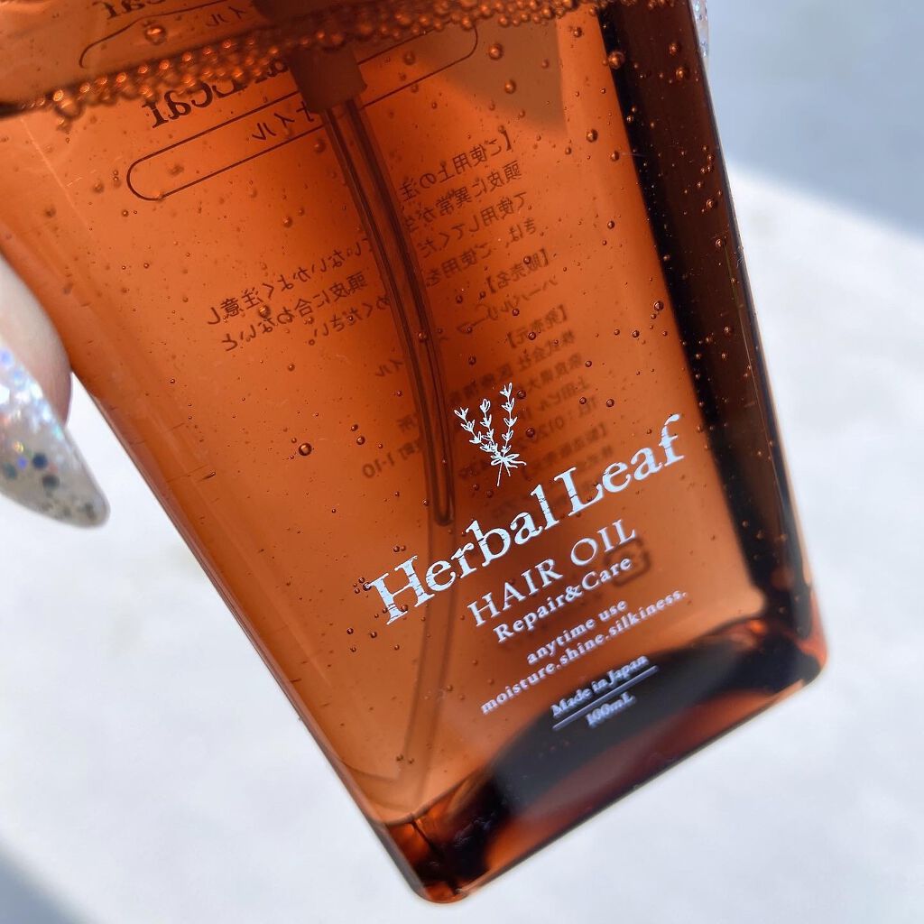 オーガニックヘアオイル フレッシュティーの香り/ハーバルリーフ/ヘアオイルを使ったクチコミ(4枚目)