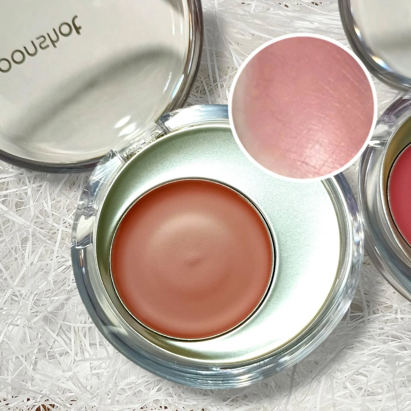 メルティングムードリップ&チーク/moonshot/ジェル・クリームチークを使ったクチコミ（2枚目）