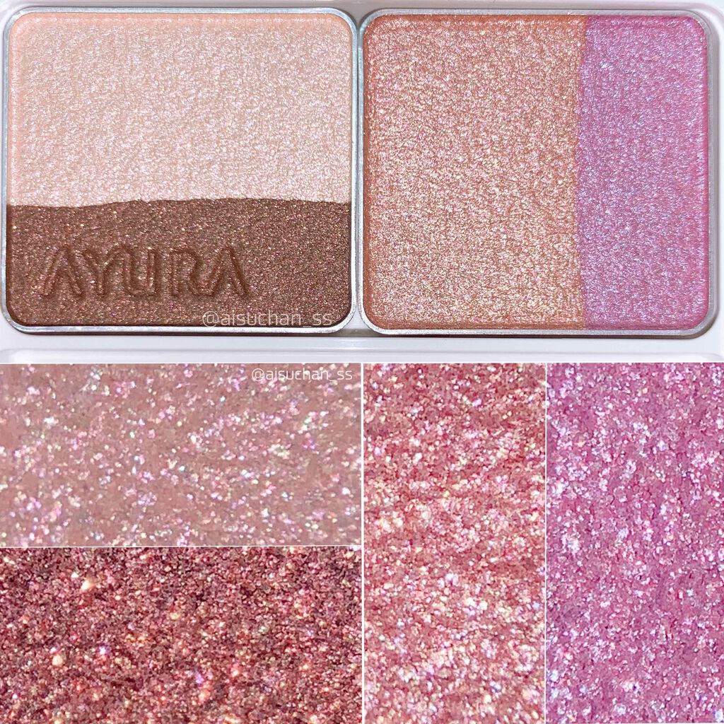 ルーセントアイズ 01：スパイスローズ/AYURA/アイシャドウパレットを使ったクチコミ（2枚目）