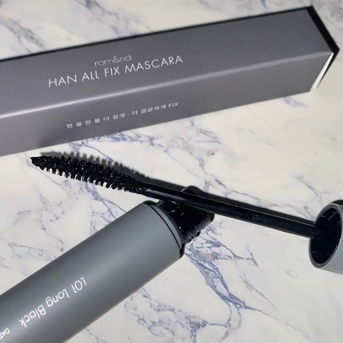 ハンオールフィックスマスカラ/rom&nd/マスカラを使ったクチコミ(2枚目)