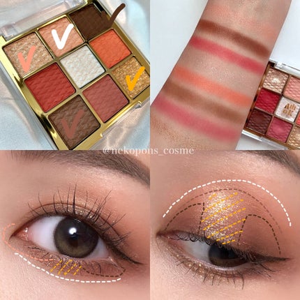 ソフトクレイビームアイシャドウパレット/AMIOK/ジェル・クリームアイシャドウを使ったクチコミ(6枚目)