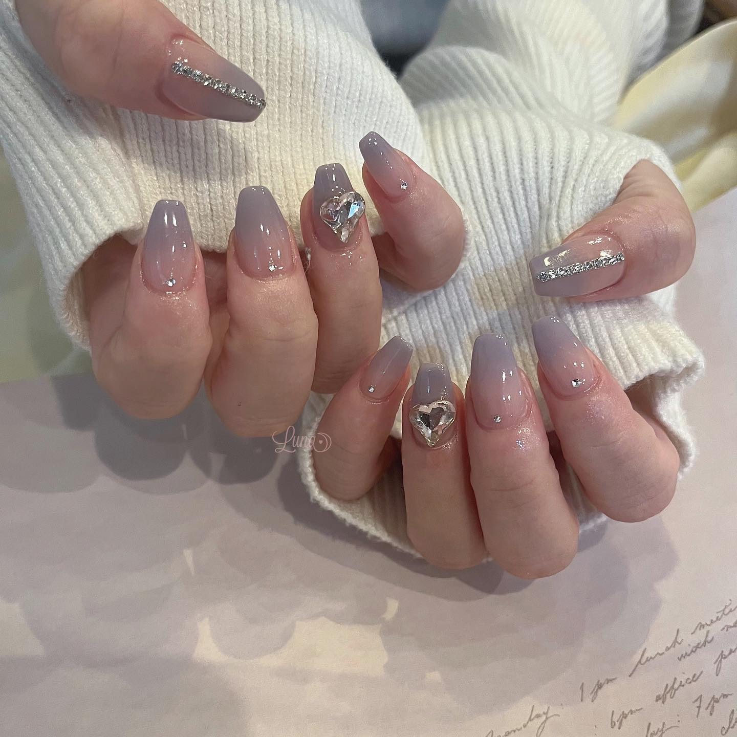 #ジェルネイル,#ワンカラーネイル,#ニュアンスネイル,#うるうるネイル,#ちゅるんネイル,#シンプルネイル,#パーツネイル,#透け感ネイル,#クリアネイル,#ぷっくりネイル,#ちぐはぐネイル,#韓国ネイル,#チークネイル,#うるつやネイル,#フレンチガーリーネイル,#グラデーションネイル,#パープルネイル,#ピンクネイルのネイルデザイン