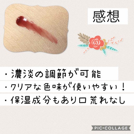 エテュセ リップエディション(グロス) 08 レディッシュブラウン/ettusais/リップグロスを使ったクチコミ(2枚目)