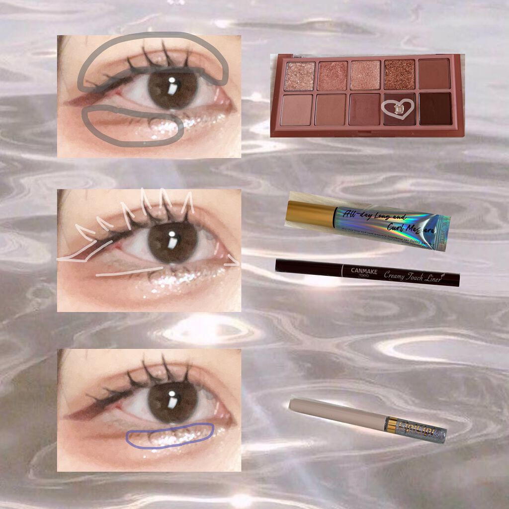 クリーミータッチライナー/キャンメイク/ジェルアイライナーを使ったクチコミ（2枚目）
