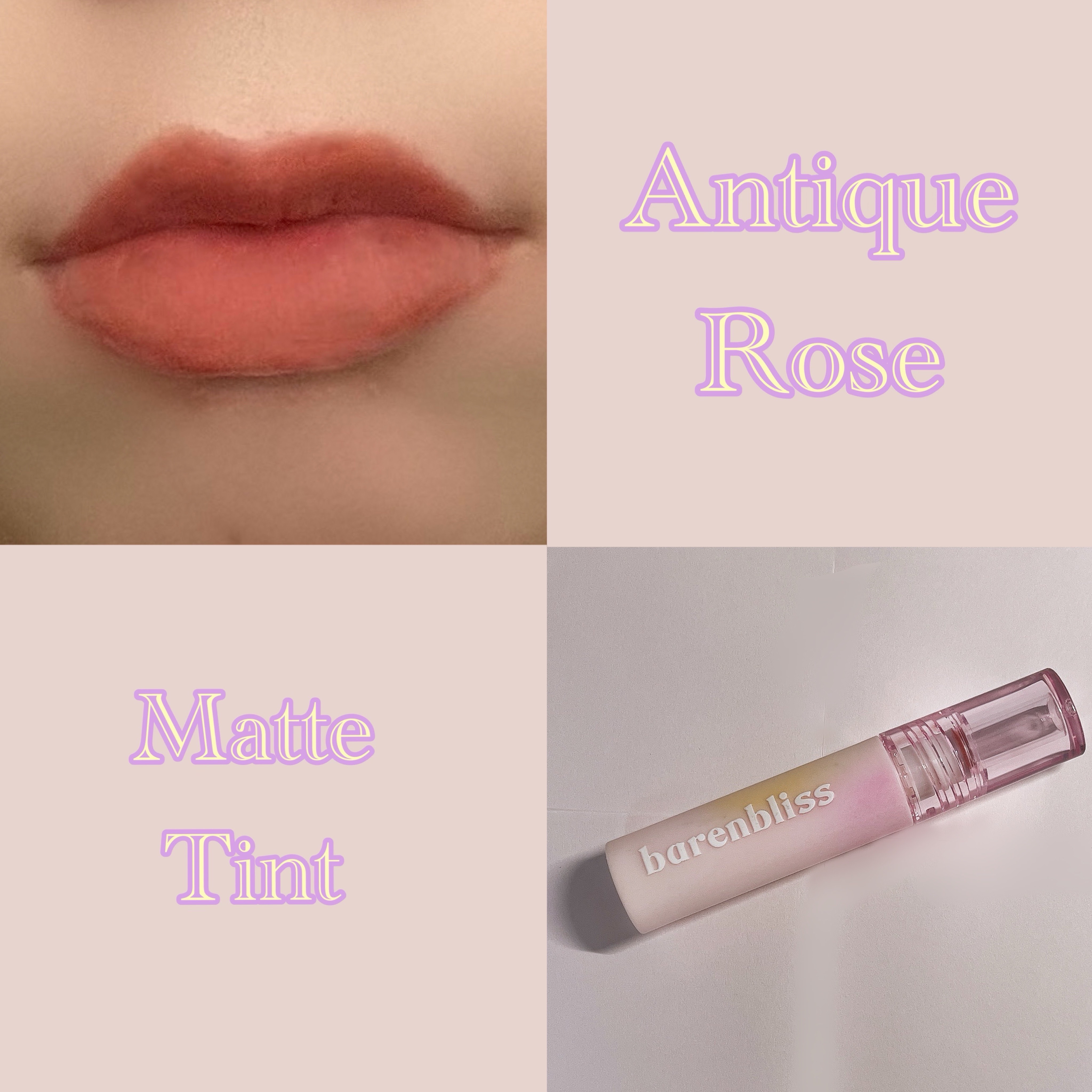 Full Bloom Transferproof Matte Tint/barenbliss/口紅を使ったクチコミ（1枚目）