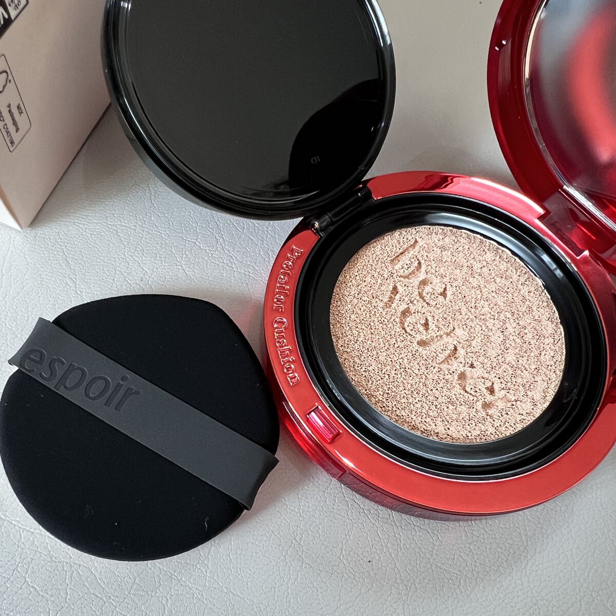 プロテーラービーベルベットカバークッション/espoir/クッションファンデーションを使ったクチコミ（2枚目）